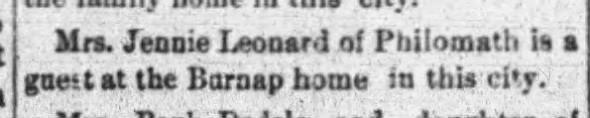 Clipping from Corvallis Gazette